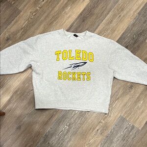 Toledo Rockets Gray Crewneck Sweatshirt